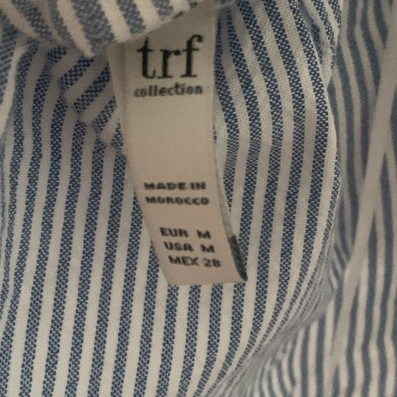 Red Collection from Zara blue striped tank top - Picture 3 of 5